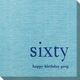 Big Number Sixty Bamboo Luxe Napkins Image 1 of 2